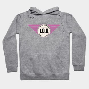 IOU 80s Style Sweatshirt Hoodie